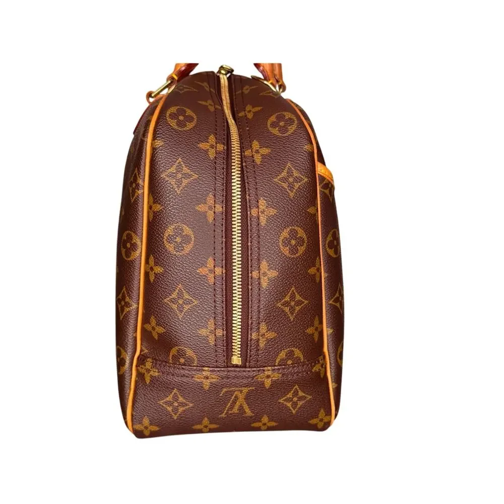 Louis Vuitton Deauville M47270 Monogram Bag + Lock+ Key #323